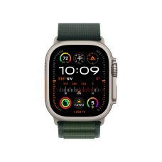 Смарт-годинник Apple Watch Ultra 2 GPS + Cellular 49mm Natural Titan. Case w. Dark Green Alpine Loop - L (MYT33+MXMW3)