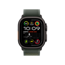 Смарт-годинник Apple Watch Ultra 2 GPS + Cellular 49mm Black Titan. Case w. Green Trail Loop - M/L (MYTJ3+MYQ43)
