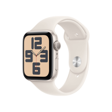 Смарт-годинник Apple Watch SE 2 GPS 44mm Starlight Alu. Case w. Starlight Sport Band - S/M (MXEU3)