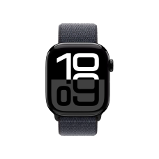 Смарт-годинник Apple Watch Series 10 GPS 42mm Jet Black Aluminum Case w. Ink Sport Loop (MWWG3)
