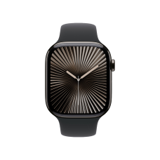 Смарт-годинник Apple Watch Series 10 GPS + Cellular 46mm Slate Titanium Case w. Black Sport Band - XL (MX173+MXM53)