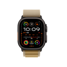 Смарт-годинник Apple Watch Ultra 2 GPS + Cellular 49mm Black Titan. Case w. Tan Alpine Loop - Medium (MYTF3+MYQ13)