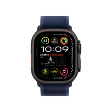 Смарт-годинник Apple Watch Ultra 2 GPS + Cellular 49mm Black Titan. Case w. Blue Trail Loop - M/L (MYTJ3+MYQ83)