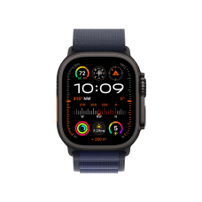Смарт-годинник Apple Watch Ultra 2 GPS + Cellular 49mm Black Titan. Case w. Navy Alpine Loop - Small (MYTF3+MYPW3)