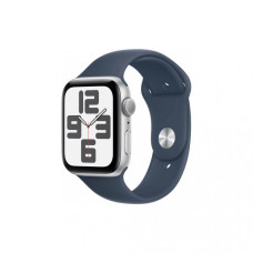 Смарт-годинник Apple Watch SE 2 GPS 40mm Silver Aluminium Case with Storm Blue Sport Band S/M (MRE13)