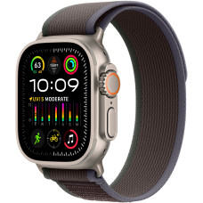 Б/У Смарт-годинник Apple Watch Ultra 2 GPS + Cellular 49mm Titanium Case with Blue/Black Trail Loop - M/L (MRF63)