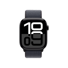 Смарт-годинник Apple Watch Series 10 GPS + Cellular 46mm Jet Black Aluminum Case w. Ink Sport Loop (MWY53)
