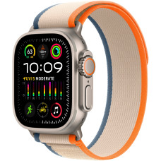 Смарт-годинник Apple Watch Ultra 2 GPS + Cellular 49mm Titanium Case with Orange/Beige Trail Loop - S/M (MRF13)