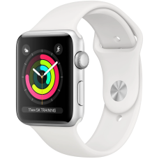 Смарт-годинник Apple Watch Series 3 GPS 38mm Silver Aluminum w. White Sport band (MTEY2)