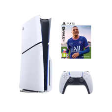 Стаціонарна ігрова приставка Sony PlayStation 5 Slim 1TB + Гра PS5 FIFA22 (Blu-ray, Russian version)