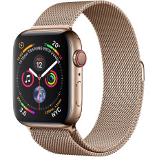 Б/У Смарт-годинник Apple Watch Series 4 GPS + LTE 40mm Gold Steel w. Gold Milanese l. Gold Steel (MTUT2; MTVQ2)