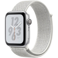 Б/У Смарт-годинник Apple Watch Nike+ Series 4 GPS 44mm Silver Alum. w. Summit White Nike Sport l. Silver Alum. (MU7H2)