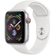 Б/У Смарт-годинник Apple Watch Series 4 GPS + LTE 40mm Silver Alum. w. White Sport b. Silver Alum. (MTUD2, MTVA2)