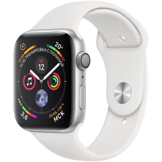 Б/У Смарт-годинник Apple Watch Series 4 GPS 44mm Silver Alum. w. White Sport b. Silver Alum. (MU6A2)