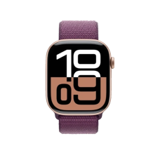 Смарт-годинник Apple Watch Series 10 GPS + Cellular 46mm Rose Gold Aluminum Case w. Plum S. Loop (MWY83)