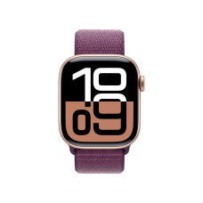 Смарт-годинник Apple Watch Series 10 GPS + Cellular 42mm Rose Gold Aluminum Case w. Plum S. Loop (MWXC3)