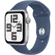 Смарт-годинник Apple Watch SE 2 GPS 40mm Silver Aluminium Case w. Denim Sport Band - S/M (MXEC3) 2024