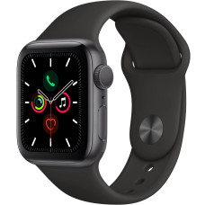 Б/У Смарт-годинник Apple Watch Series 5 GPS 44mm Space Gray Aluminum w. Black b.- Space Gray Aluminum (MWVF2)