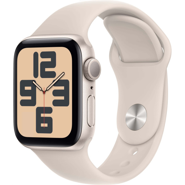 Б/У Смарт-годинник Apple Watch SE 2 GPS 40mm Starlight Aluminum Case with Starlight Sport Band (MNJP3)