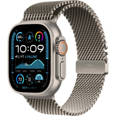 Смарт-годинник Apple Watch Ultra 2 GPS + Cellular 49mm Natural Titanium Case with Natural Titanium Milanese Loop - XL (MX5T3)
