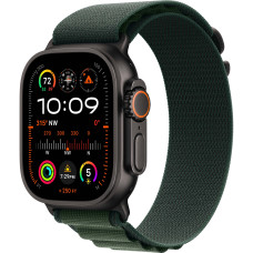 Смарт-годинник Apple Watch Ultra 2 GPS + Cellular 49mm Black Titanium Case with Dark Green Alpine Loop - L (MX4T3)
