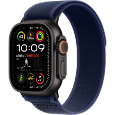 Смарт-годинник Apple Watch Ultra 2 GPS + Cellular 49mm Black Titanium Case with Blue Trail Loop - M/L (MYTJ3, MYQ83)