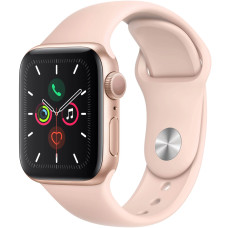 Б/У Смарт-годинник Apple Watch Series 5 GPS 44mm Gold Aluminum w. Pink Sand b.- Gold Aluminum (MWVE2)