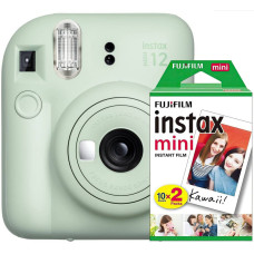 Фотокамера миттєвого друку Fujifilm Instax Mini 12 Mint Green + плівка 20 шт (16806119)