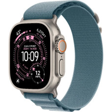 Смарт-годинник Apple Watch Ultra 3 GPS + Cellular 49mm Natural Tit. Case w. Light Blue Alpine Loop - Large (MEWP4)