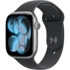 Смарт-годинник Apple Watch Series 11 GPS + Cellular 42mm Space Grey Alu. Case w. Black S. Band - S/M (MF8A4)